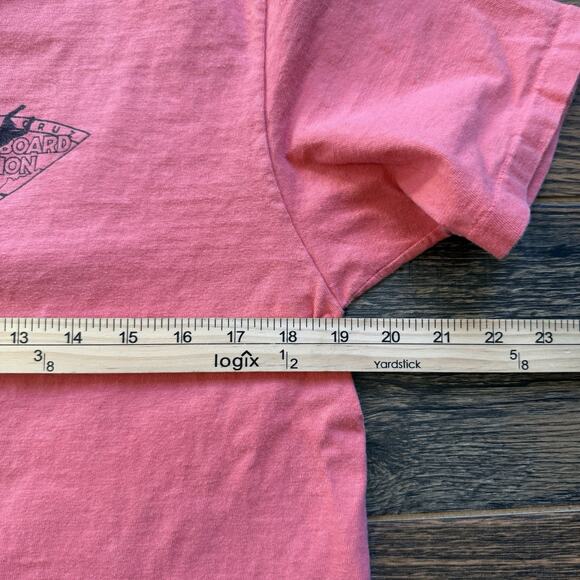 Vintage 90s Santa Cruz Longboard Union Surf Tee Hanes Beefy-T Single Stitch USA - Picture 8 of 9